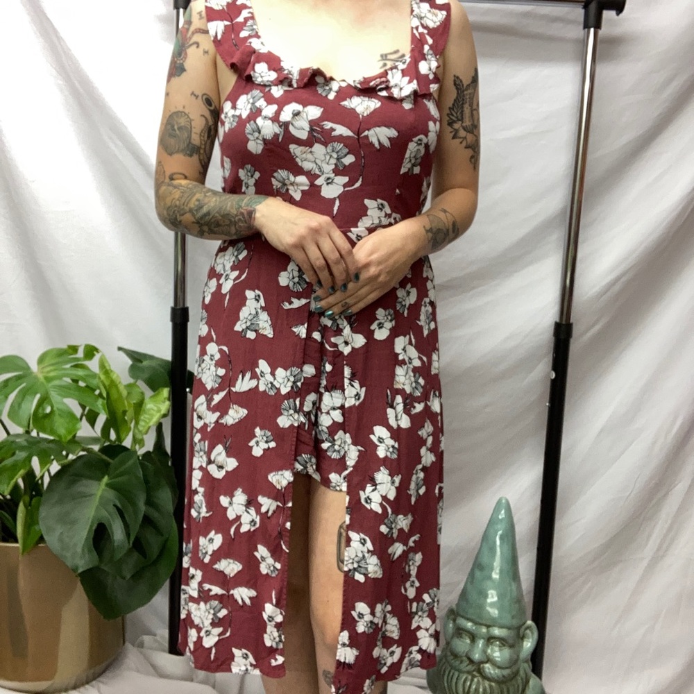 Cute Summer Jumper/Romper with Long Open Skirt